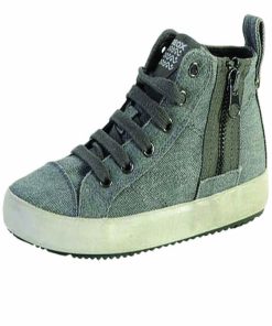 Basket Geox Enfant Alonisso - Gris