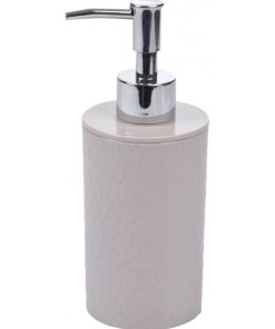 Distributeur de Savon Urban martelé Taupe - Gris taupe