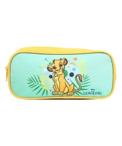 BAGTROTTER Trousse scolaire rectangulaire Le Roi Lion Verte - Vert