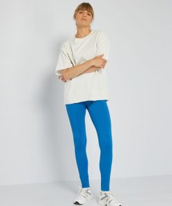 Tee-shirt de sport en maille moulinée - Gris chiné