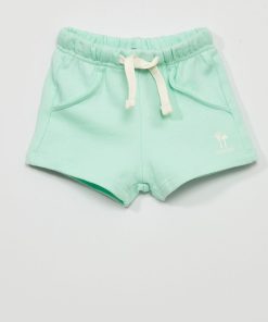 Short en molleton avec imprimé - Vert