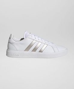 Baskets 'adidas' 'Grand court' - Blanc/argenté