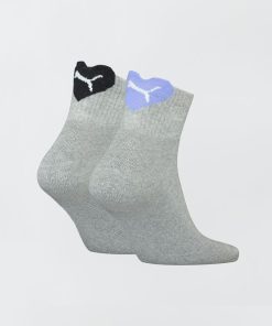 Lot de 2 paires de chaussettes 'Puma' - Gris/bleu/noir