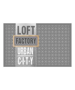 Set de table opaque Loft Urbain - Gris