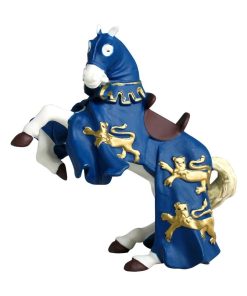 Figurine Cheval du Roi Richard bleu (sans chevalier) - N/A