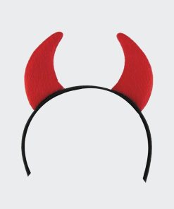 Serre-tête corne de diable - Rouge