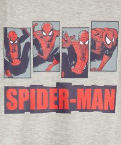 T-shirt 'Spider-Man' manches longues - Gris