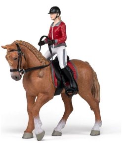 Cheval de promenade et sa cavalière - N/A