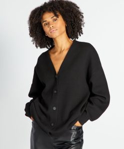 Gilet en maille - noir