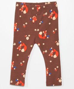 Legging imprimé 'renard' - Marron