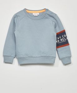 Sweat en molleton - bleu