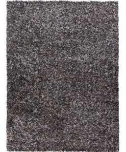 Tapis shaggy 200x290 SHAGGY EN Marron OEKO TEX idéal pour Salle à manger - Marron