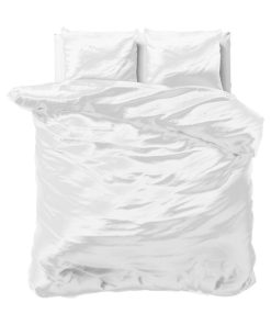 Parure de Lit Satin Blanc - Blanc