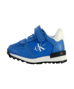 Basket À Scratch Calvin Klein Jeans Enfant Low Cut Lace-up - Bleu