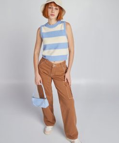 Pantalon avec poches à rabats - Beige