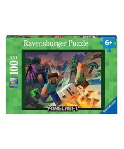 Puzzle 100p Xxl Monstres De Minecraft - N/A
