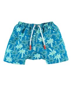 Maillot De Bain Short Explore Imprimé Tropical (12 Mois) - Bleu