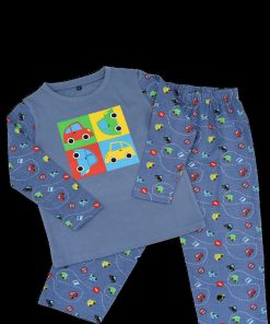 Pyjama 'bpp1 Vroum Vroum' 'doo&bo' - Bleu