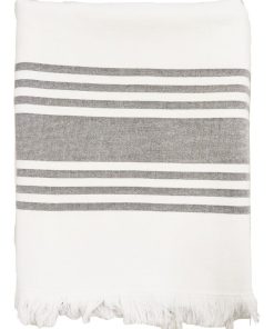 Fouta doublée éponge 90x160cm Alanya - Beige clair