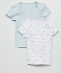 Lot de 2 tee-shirts - Blanc