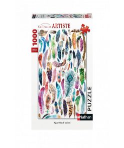 Puzzle N 1000 P - Aquarelles De Plumes - N/A