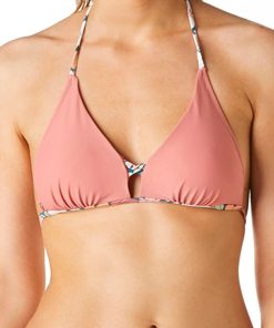 Haut de maillot triangle SIXTIES - Brigitte Bardot - Rose