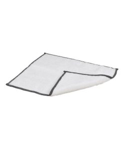 Chiffon fibre de bambou antibacterien - Blanc