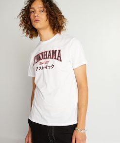 Tee-shirt en jersey avec imprimé - Blanc