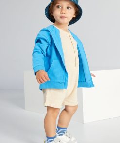 Sweat à capuche - bleu