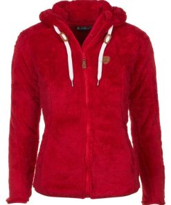 Blouson polaire femme ALANE - Rouge