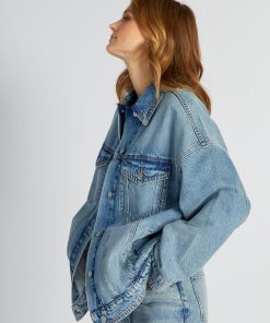 Veste en denim - Bleu