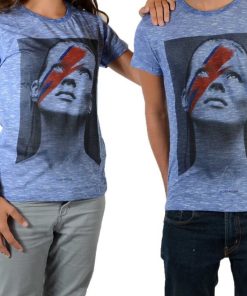 Tee Shirt Little Eleven Paris Katos SS Kate Moss Mixte - Bleu