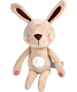 Peluche doudou Alain le lapin - Beige