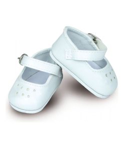 Chaussures ballerines à bride coloris blanc - N/A