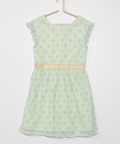 Robe en tulle - Vert