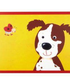 Set de table motif Chien - Jaune - N/A