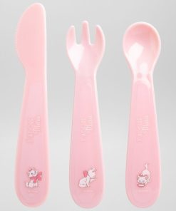 Lot de 3 couverts 'Marie' - rose