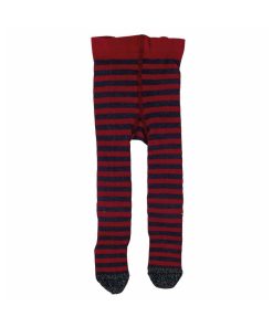 Bdm Girl Tights Striped - Rouge