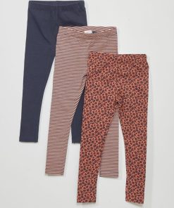 Lot de 3 leggings en jersey - Rose