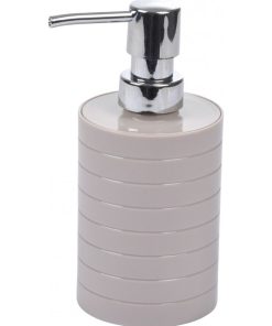 Distributeur de Savon Urban Strie Taupe - Gris taupe