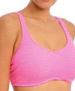 Haut de maillot brassière avec armatures Ibiza Waves - Rose