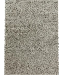 Tapis shaggy 300x400 SHAGGY SY Beige OEKO TEX idéal pour Grand salon - Beige