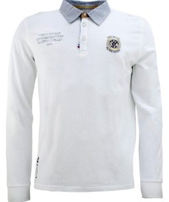 Polo manches longues garçon ECEDICE - Blanc