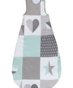 ROBA Gigoteuse Bébé "Happy Patch Mint" - Sac de Couchage - Toute l'Année - TOG 2 - Vert