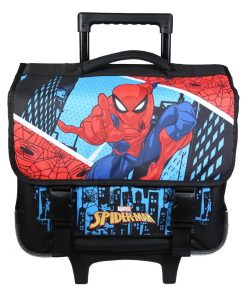BAGTROTTER Cartable à roulettes 38 cm Spider-Man Bleu - Bleu