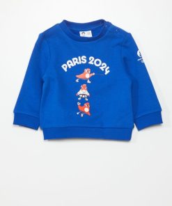 Sweat en molleton - JO 2024 - Bleu