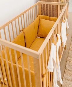 Tour De Lit Complet Bio Boho - Jaune