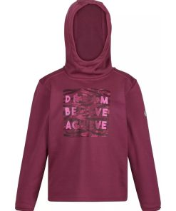 Regatta - Sweat à capuche DREAM BELIEVE ACHIEVE - Rouge pourpre