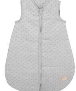 ROBA Organic Gigoteuse Bébé "Lil Planet" - Sac de Couchage D'été - Gris Argenté - Gris clair