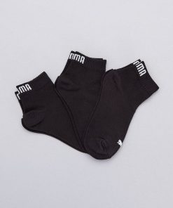Lot de 3 paires de chaussettes 'Puma' tige courte - noir